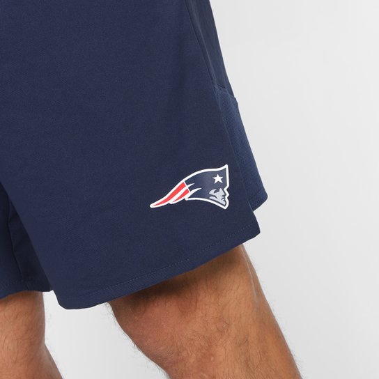 Bermuda NFL New England Patriots Nike Drop 2 Stretch Woven Masculina