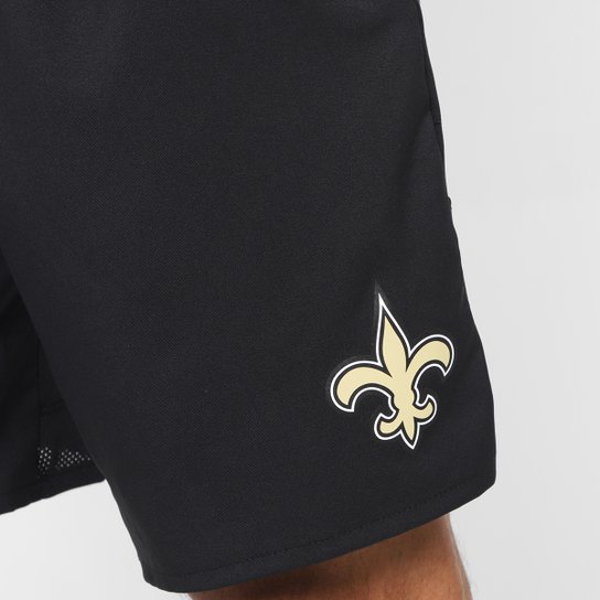 Bermuda NFL New Orleans Saints Nike Drop 2 Stretch Woven Masculina