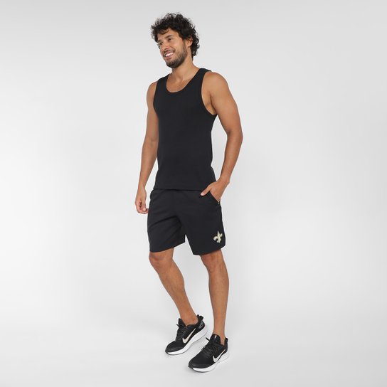 Bermuda NFL New Orleans Saints Nike Drop 2 Stretch Woven Masculina