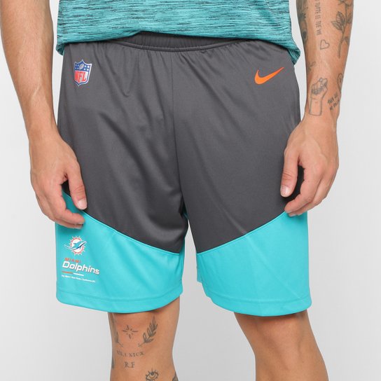 Bermuda Nike Miami Dolphins Dri-FIT Knit Masculina