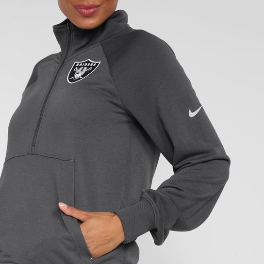 Blusa Manga Longa NFL Las Vegas Raiders Nike Dri Fit Feminina