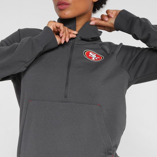Blusa Manga Longa NFL San Francisco 49ers Nike Dri Fit Feminina