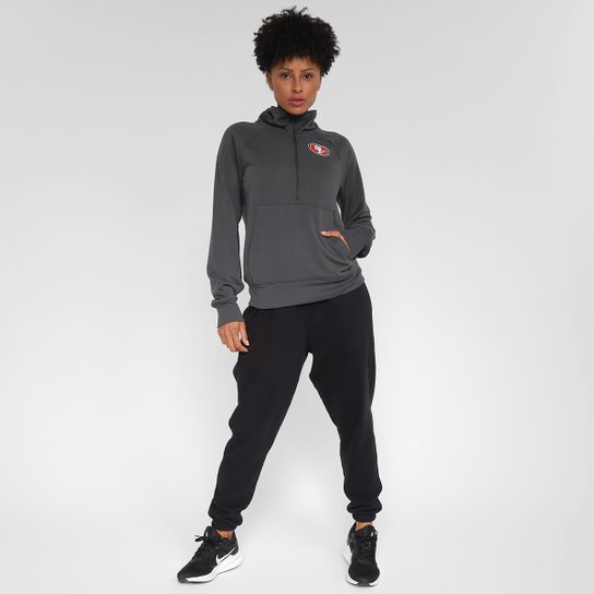 Blusa Manga Longa NFL San Francisco 49ers Nike Dri Fit Feminina