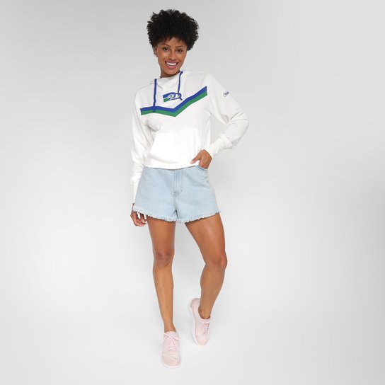 Blusa Moletom NFL Seattle Seahawks Historic Nike Dri-Fit Com Capuz Feminina