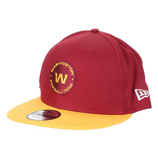 Boné New Era NFL Washington Football Team Aba Reta Snapback 950 Of SN Classic Team