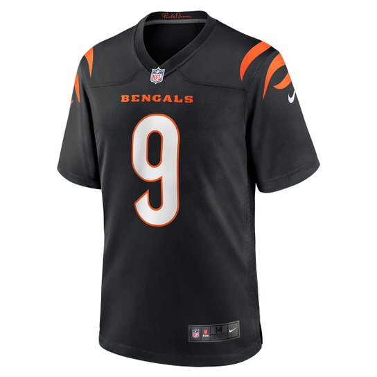 Camisa Cincinnati Bengals Joe Burrow n° 9 Nike Game Masculina