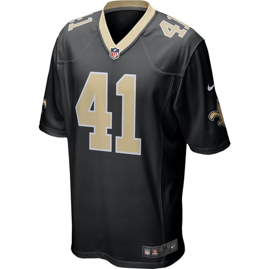 Camisa New Orleans Saints Alvin Kamara n° 41 Nike Game Masculina