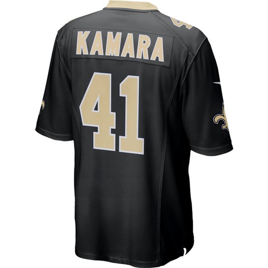 Camisa New Orleans Saints Alvin Kamara n° 41 Nike Game Masculina