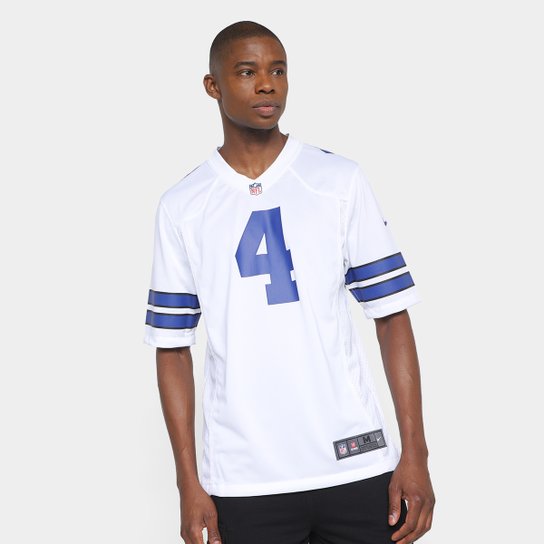 Camisa NFL Dallas Cowboys Dak Prescott n° 4 Nike Masculina
