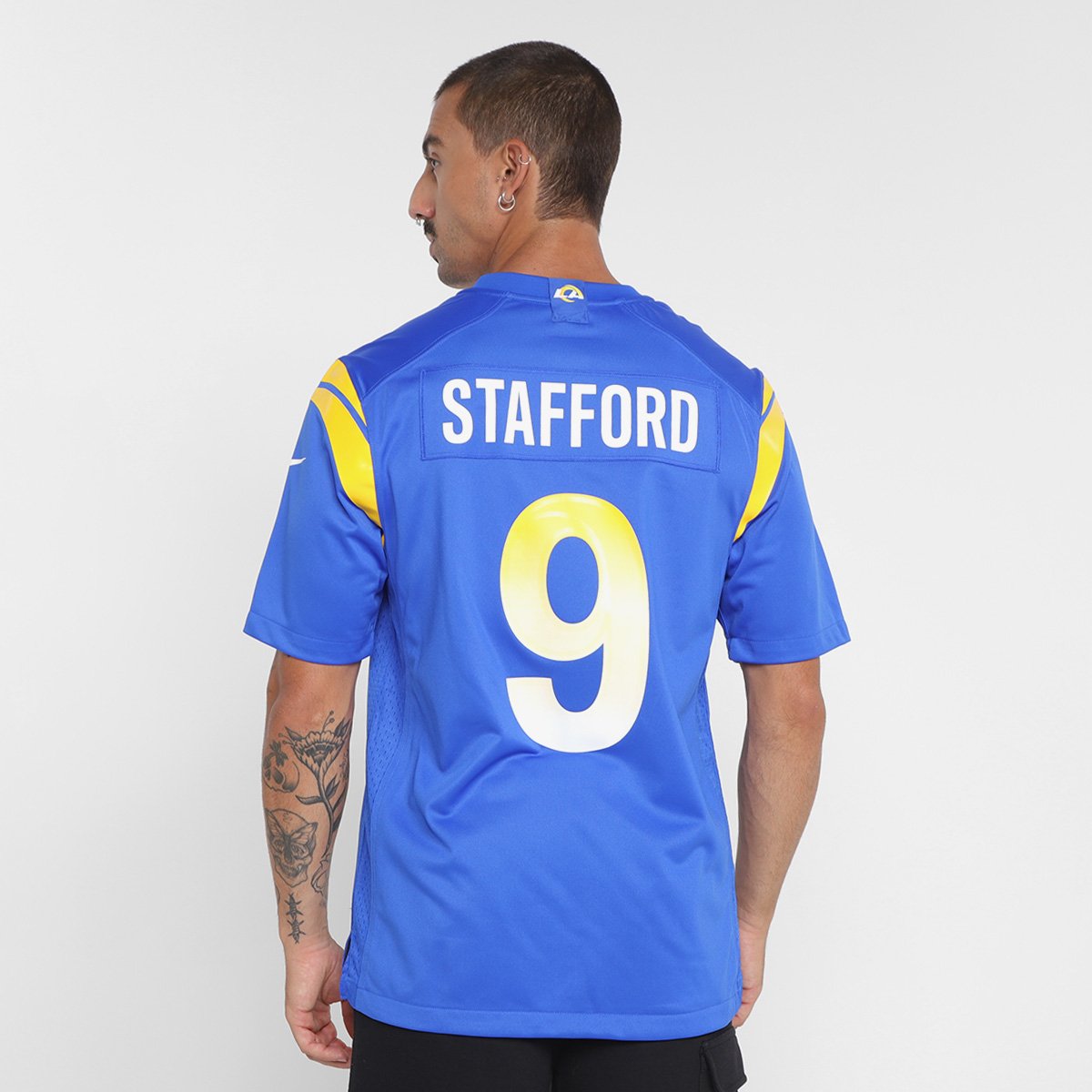 Camisa NFL Los Angeles Rams Stafford n° 9 Jersey Nike Masculina | NFL