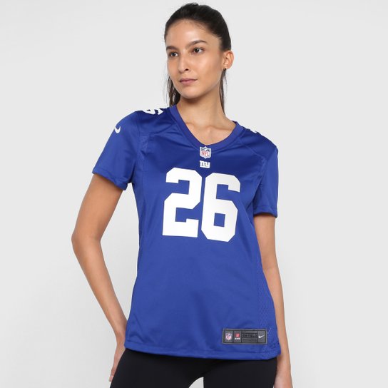 Camisa NFL New York Giants Barkley n° 26 Game Nike Feminina