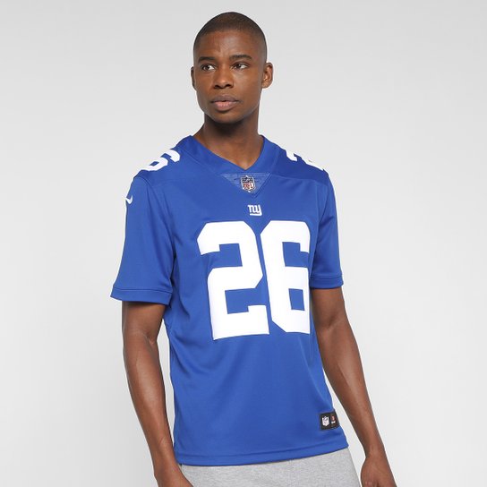 Camisa NFL New York Giants Barkley n° 26 Jersey Nike Masculina