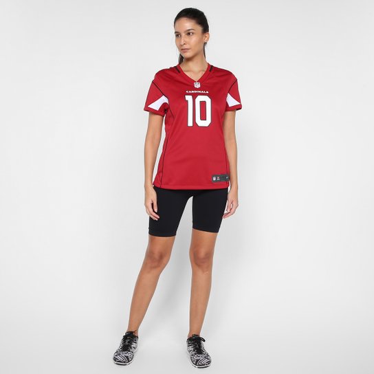 Camisa NFL Nike Arizona Cardinals Hopkins nº 10 Game Team Colour Jersey Feminina