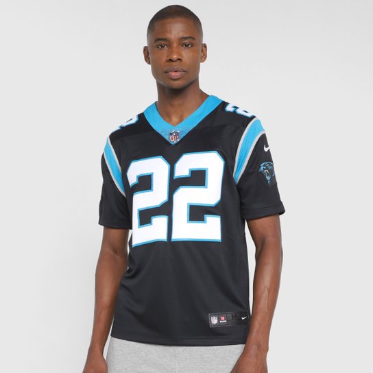 Camisa NFL Nike Carolina Panthers Mccaffrey 22 Limited Team Colour Home Jersey - Player Masculina