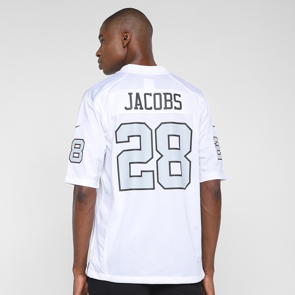 RAIDERS NFL ユニフォーム JACOBS 28 M Camisa NFL Nike Las Vegas Raiders Jacobs 28 Game Alternate Jersey