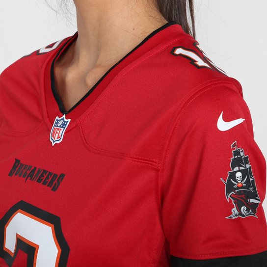 Camisa NFL Tampa Bay Buccaneers Tom Brady n° 12 Nike Feminina