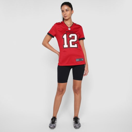 Camisa NFL Tampa Bay Buccaneers Tom Brady n° 12 Nike Feminina