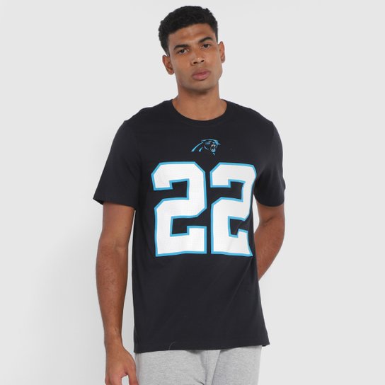 Camisa Nike Carolina Panthers Christian Mccaffrey 22 Name & Number Masculina