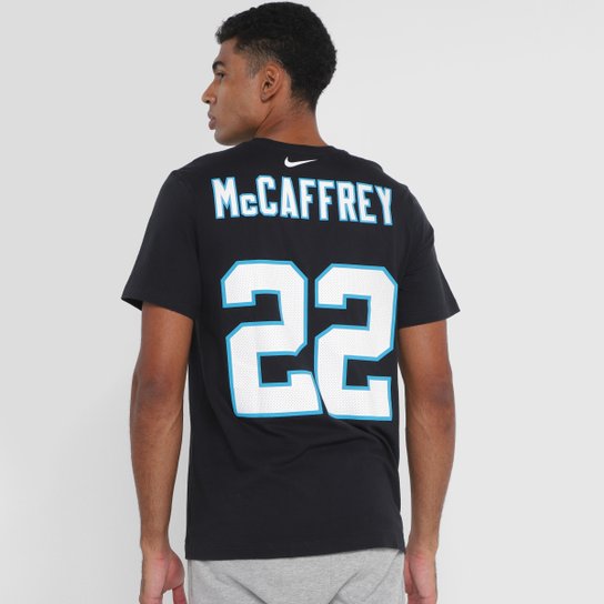 Camisa Nike Carolina Panthers Christian Mccaffrey 22 Name & Number Masculina