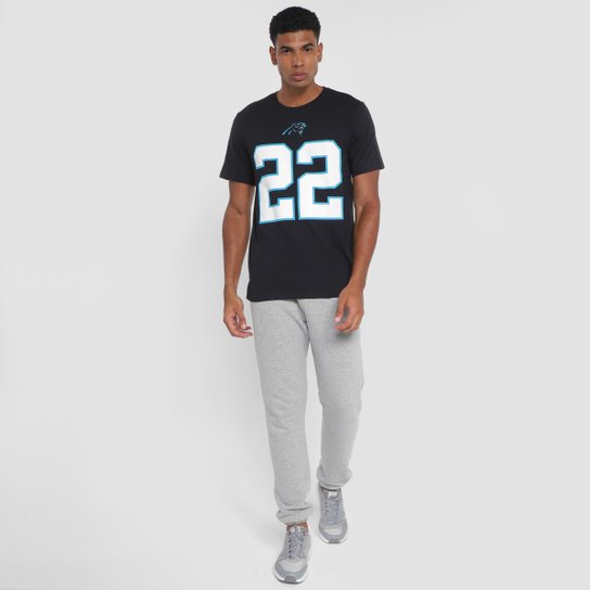 Camisa Nike Carolina Panthers Christian Mccaffrey 22 Name & Number Masculina