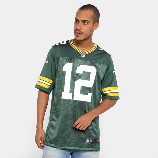 Camisa Nike Green Bay Packers Rodgers 12 Limited Team Colour Home Jersey - Player Masculina