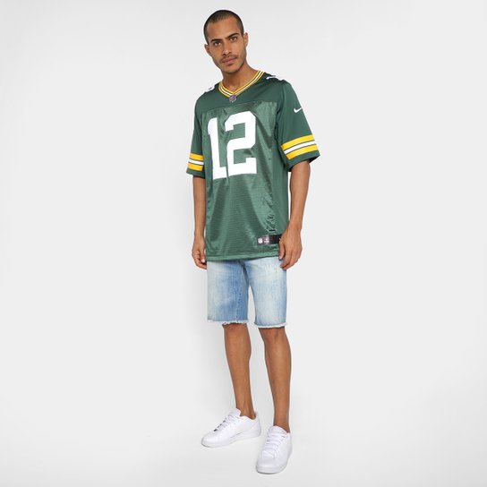 Camisa Nike Green Bay Packers Rodgers 12 Limited Team Colour Home Jersey - Player Masculina