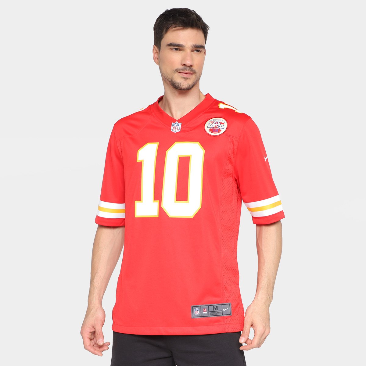 Camisa Nike Kansas City Chiefs Hill 10 Game Team Colour Jersey Player Masculina