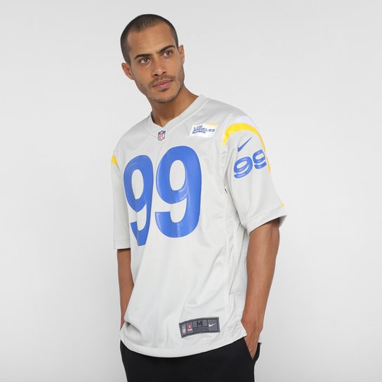 Camisa Nike Los Angeles Rams Donald 99 Game Road Jersey - Player Masculina