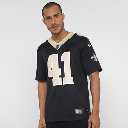 Camisa Nike New Orleans Saints Kamara 41 Limited Team Colour Home