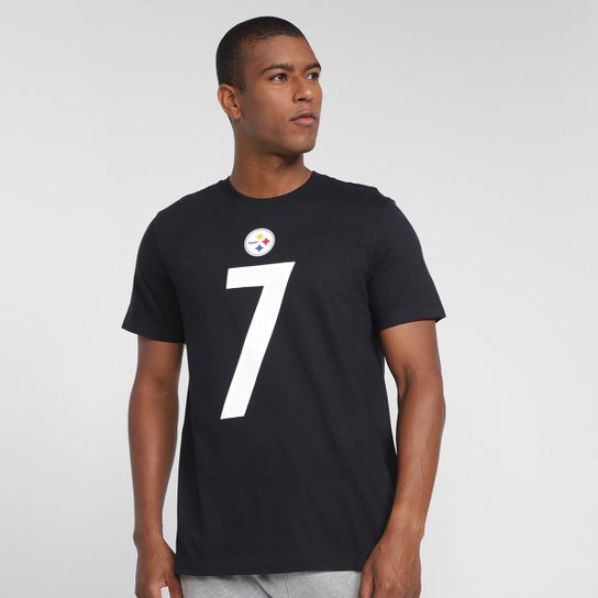 Camisa Nike Pittsburgh Steelers Ben Roethlisberger Name Number Masculina