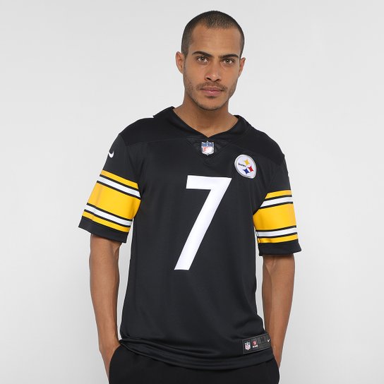 Camisa Nike Pittsburgh Steelers Roethlisberger 7 Limited Team Colour Home Jersey - Player Masculina