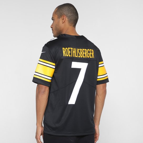 Camisa Nike Pittsburgh Steelers Roethlisberger 7 Limited Team Colour Home Jersey - Player Masculina