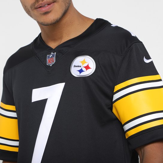 Camisa Nike Pittsburgh Steelers Roethlisberger 7 Limited Team Colour Home Jersey - Player Masculina