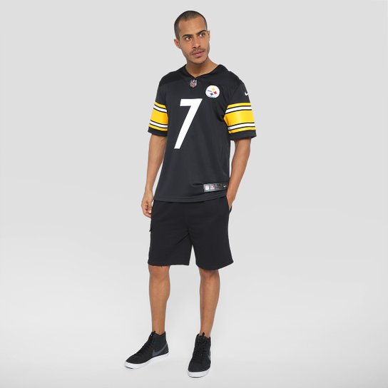 Camisa Nike Pittsburgh Steelers Roethlisberger 7 Limited Team Colour Home Jersey - Player Masculina