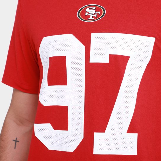Camisa Nike San Francisco 49ers Nick Bosa 97 Name & Number Masculina