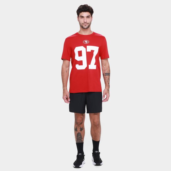 Camisa Nike San Francisco 49ers Nick Bosa 97 Name & Number Masculina