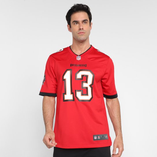Camisa Nike Tampa Bay Buccaneers Evans n° 13 Game Team Colour Jersey Player Masculina