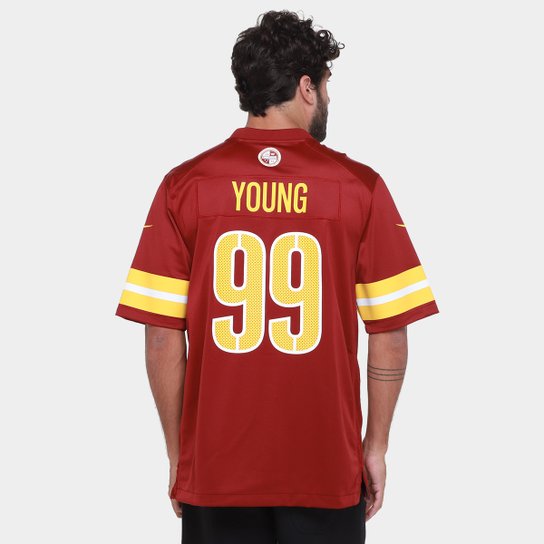 Camisa Nike Washington TBC Young 99 Game Team Colour Jersey Player Masculina