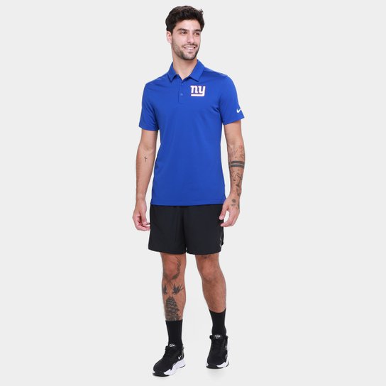Camisa Polo Nike New York Giants Drop 2 Team Logo Franchise Masculina