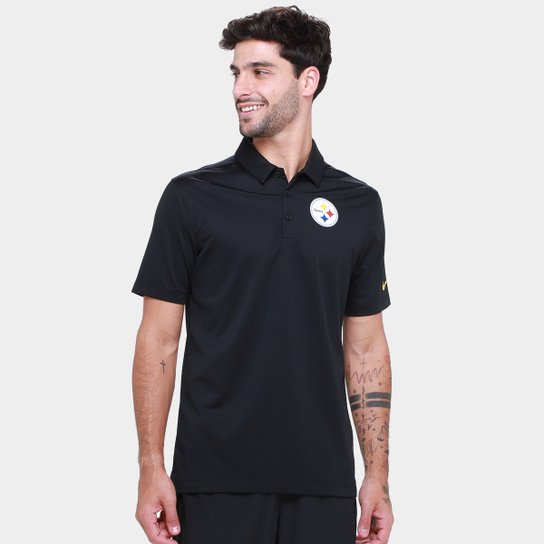 Camisa Polo Nike Pittsburgh Steelers Drop 2 Team Logo Franchise Masculina