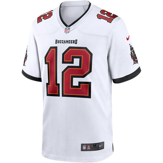 Camisa Tampa Bay Buccaneers Tom Brady n° 12 Nike Game Road Masculina