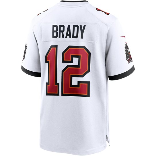 Camisa Tampa Bay Buccaneers Tom Brady n° 12 Nike Game Road Masculina