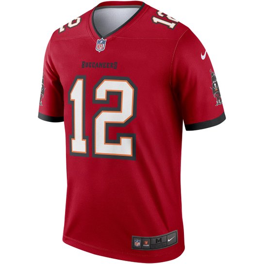 Camisa Tampa Bay Buccaneers Tom Brady n° 12 Nike Jersey Masculina