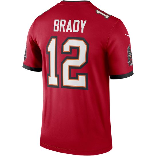 Camisa Tampa Bay Buccaneers Tom Brady n° 12 Nike Jersey Masculina