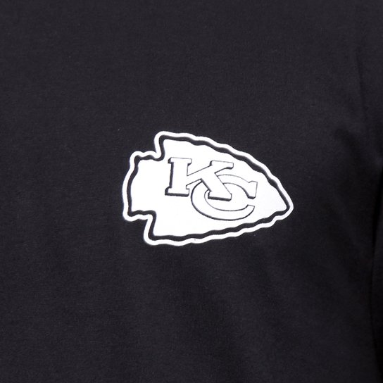 Camiseta Black Pack NFL Kansas City Chiefs New Era Logo Shield Masculina