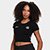 Camiseta Cropped Approve X NFL Basic Feminina - Preto