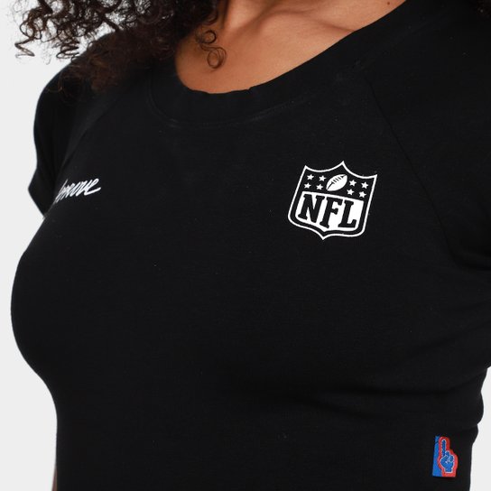 Camiseta Cropped Approve X NFL Basic Feminina