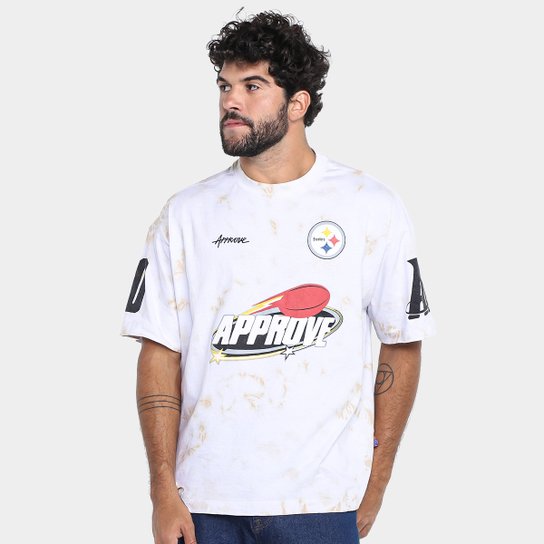 Camiseta Huge Approve X NFL Steelers Collors V