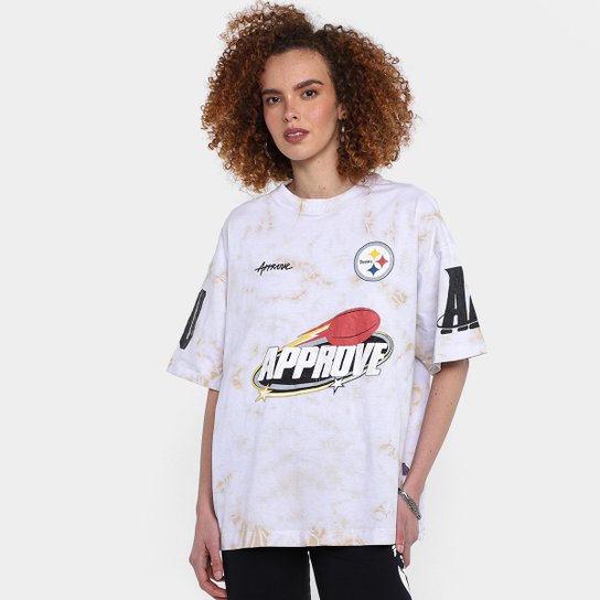 Camiseta Huge Approve X NFL Steelers Collors V