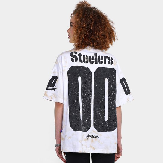 Camiseta Huge Approve X NFL Steelers Collors V